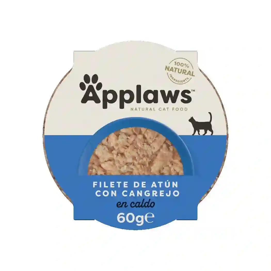 APPLAWS CAT TARRINA ATUN Y CANGREJO 60GR