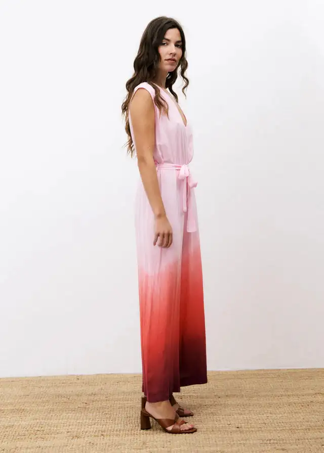 Mono satinado tie dye Rosa - Imagen 2