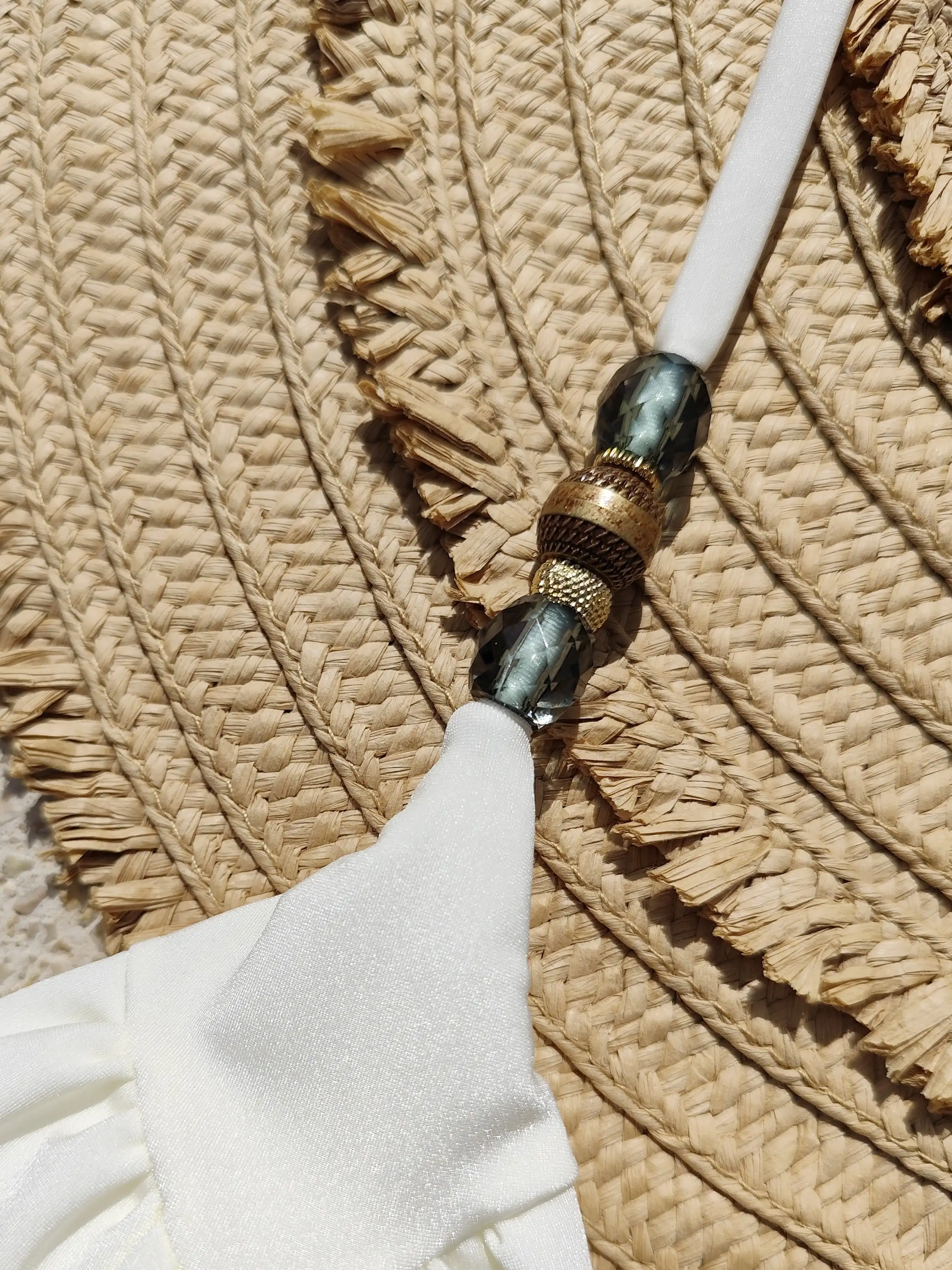 NC-0028 BRAGUITA Elsa asimétrica perla 🧡💚 - Imagen 7