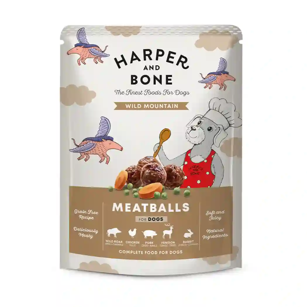 Harper and Bone albondigas para perros Wild Mountain 300g