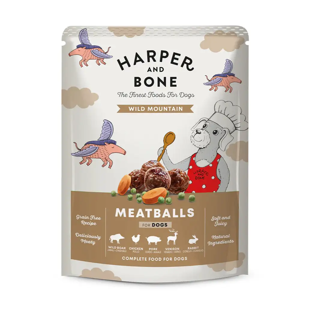 Harper and Bone albondigas para perros Wild Mountain 300g