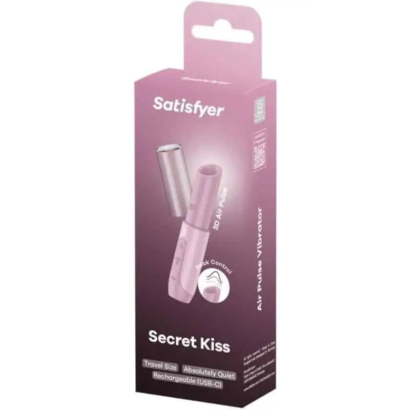 Succionador de Clítoris Secret Kiss Air Pulse by SATISFYER