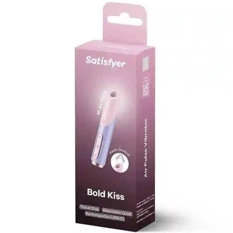 Succionador de Clítoris Bold Kiss Air Pulse by SATISFYER