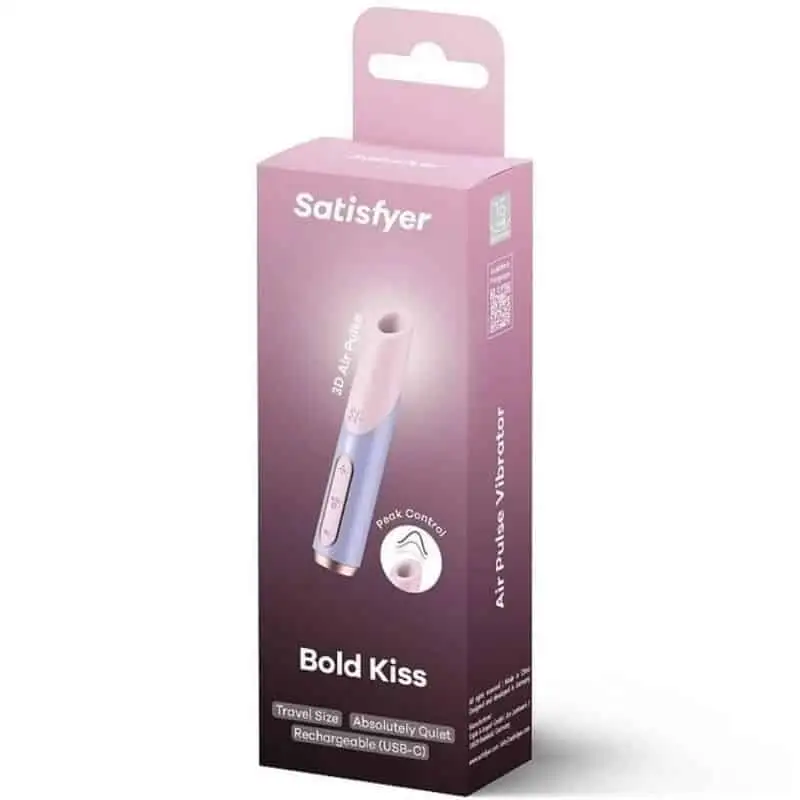 Succionador de Clítoris Bold Kiss Air Pulse by SATISFYER