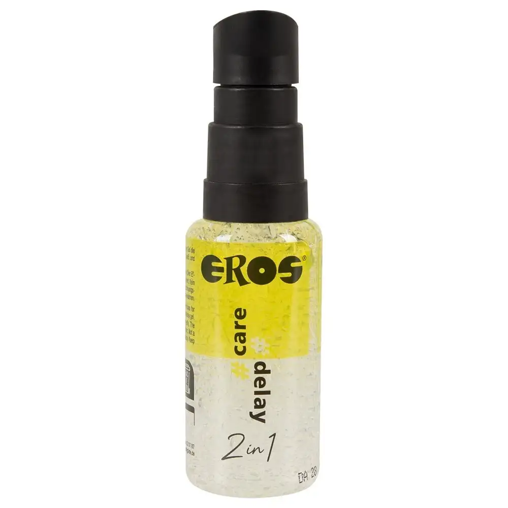 Lubricante con Efecto Retardante Care & Delay 2 en 1 30ml by EROS