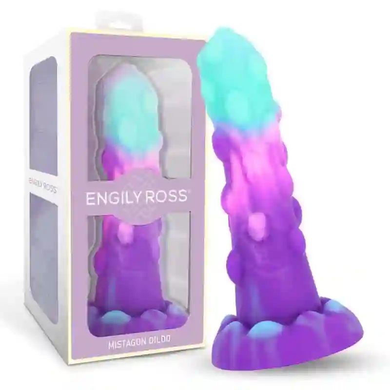 Mistagon Dildo of liquid silicone 16.7 cm by Engily Ross