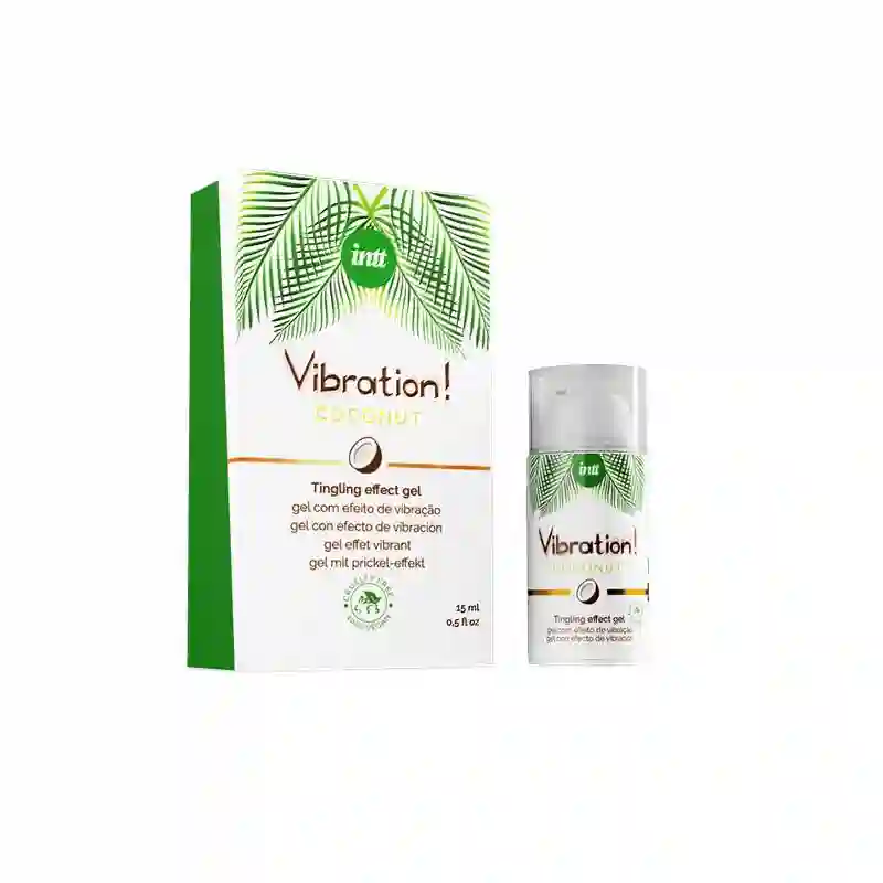 Vibrador Líquido Vegano Bio Coco 15ml - INTT