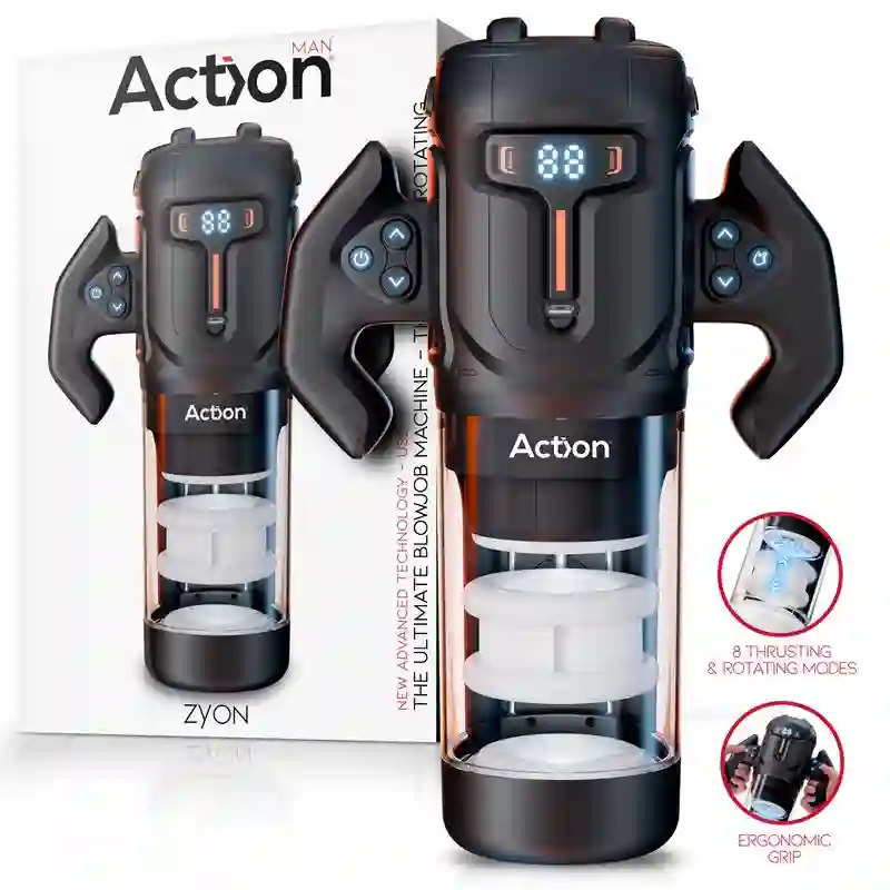 Masturbador Automático Avanzado con Up and Down y Rotación - Zyon by ACTION
