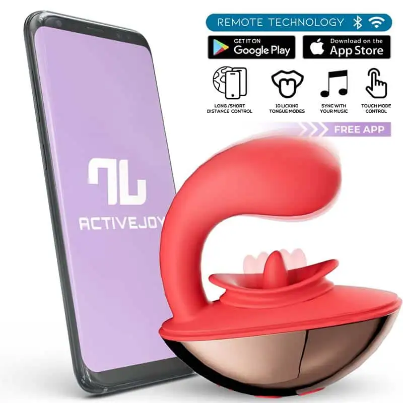Rondy, Estimulador con Vibración y Lengua con App - INTOYOU APP SERIES