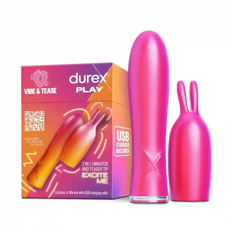 Vibrador 2 en 1 Durex Vibe & Tease
