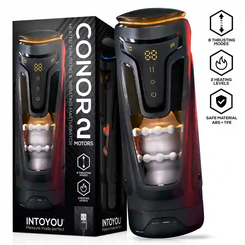 Masturbador Masculino Con Thrusting, Vibración Y Calor. Conor