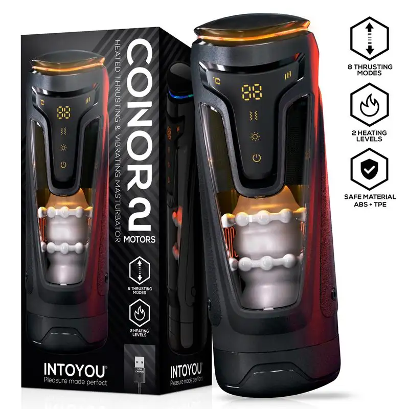 Masturbador Masculino Con Thrusting, Vibración Y Calor. Conor