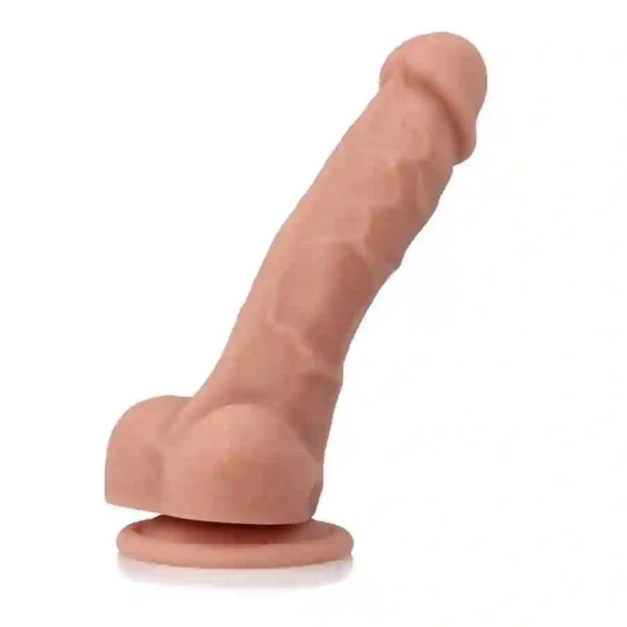 Dildo Realistico con bolas 18,5CM (R33)