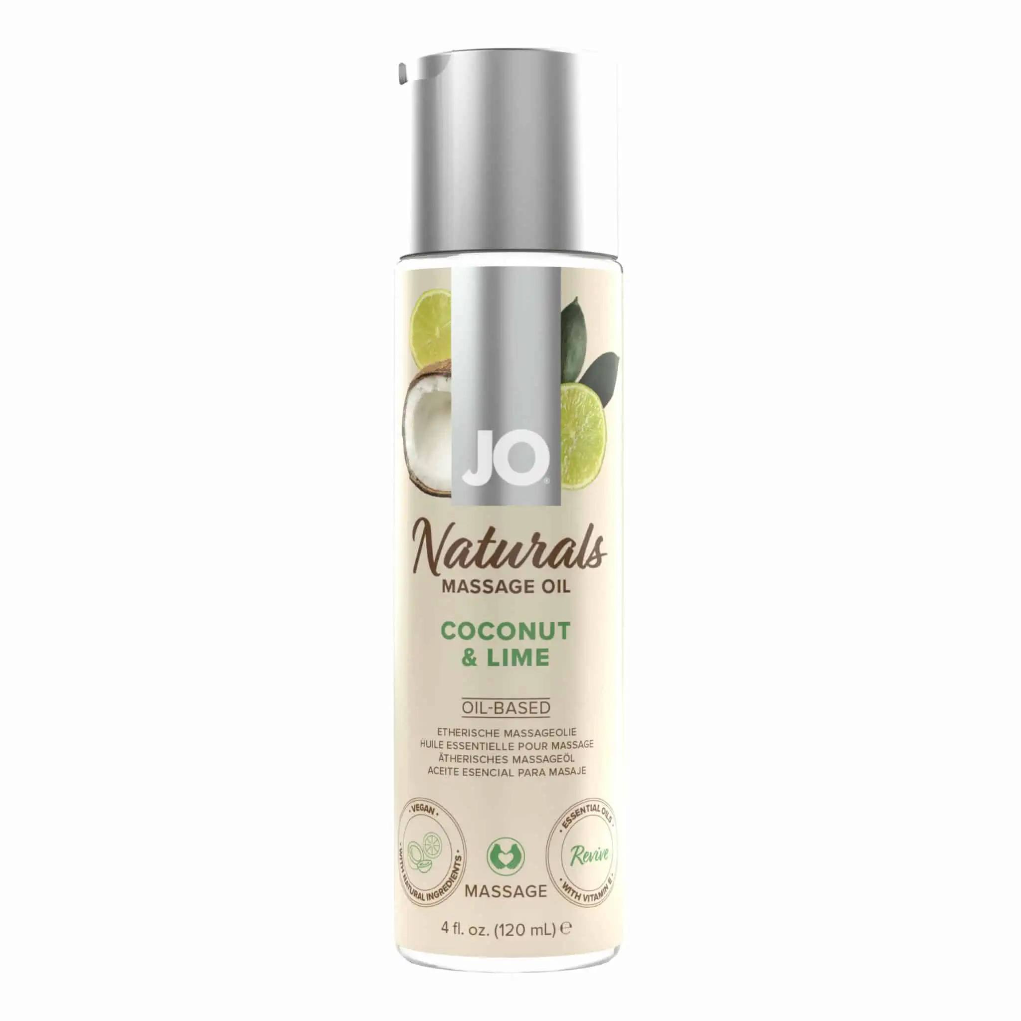 Aceite de Masaje Naturals Coco y Lima 120 ml. System Jo