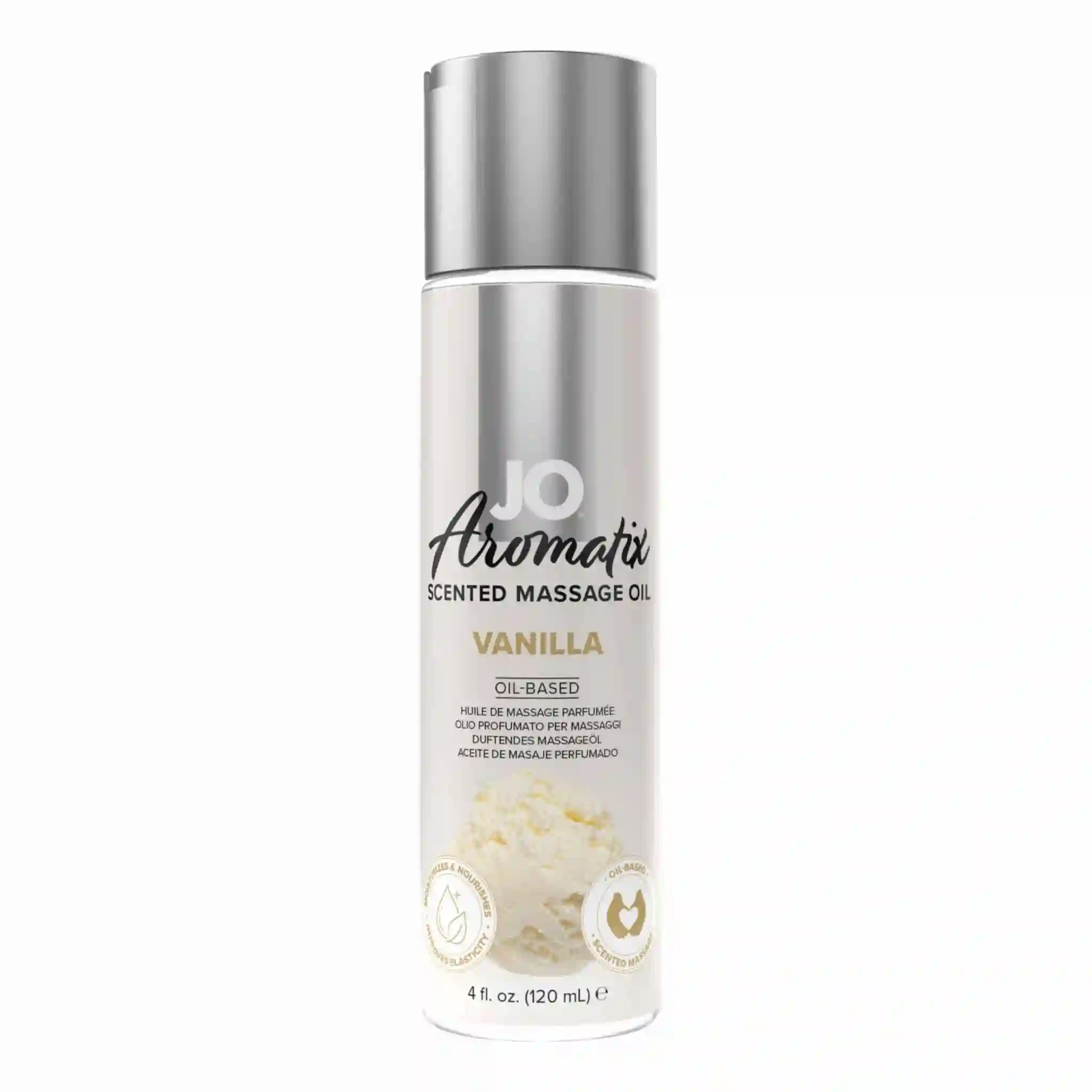 Aromatix Aceite de Masaje Perfumado Vainilla 120 ml. System JO