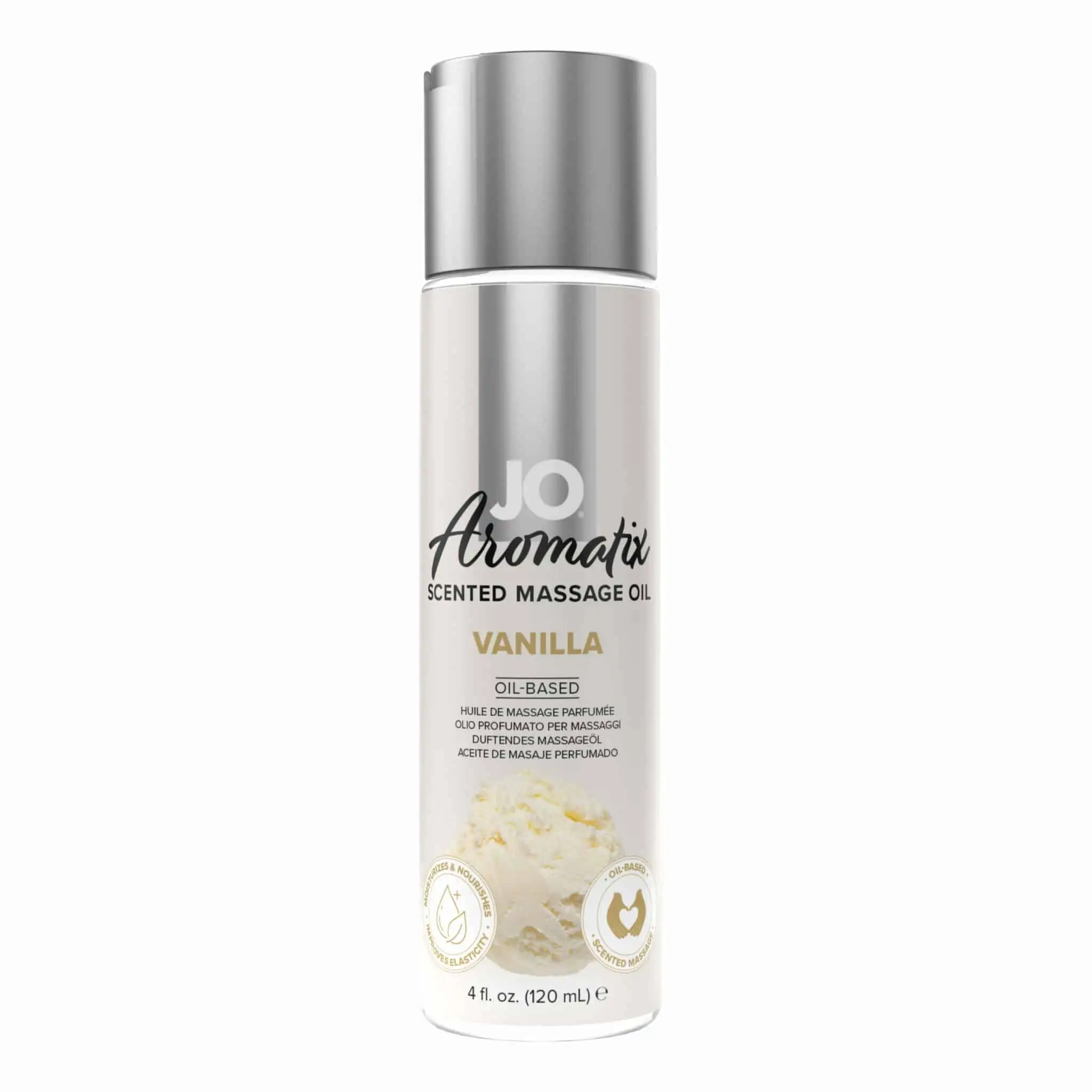 Aromatix Aceite de Masaje Perfumado Vainilla 120 ml. System JO