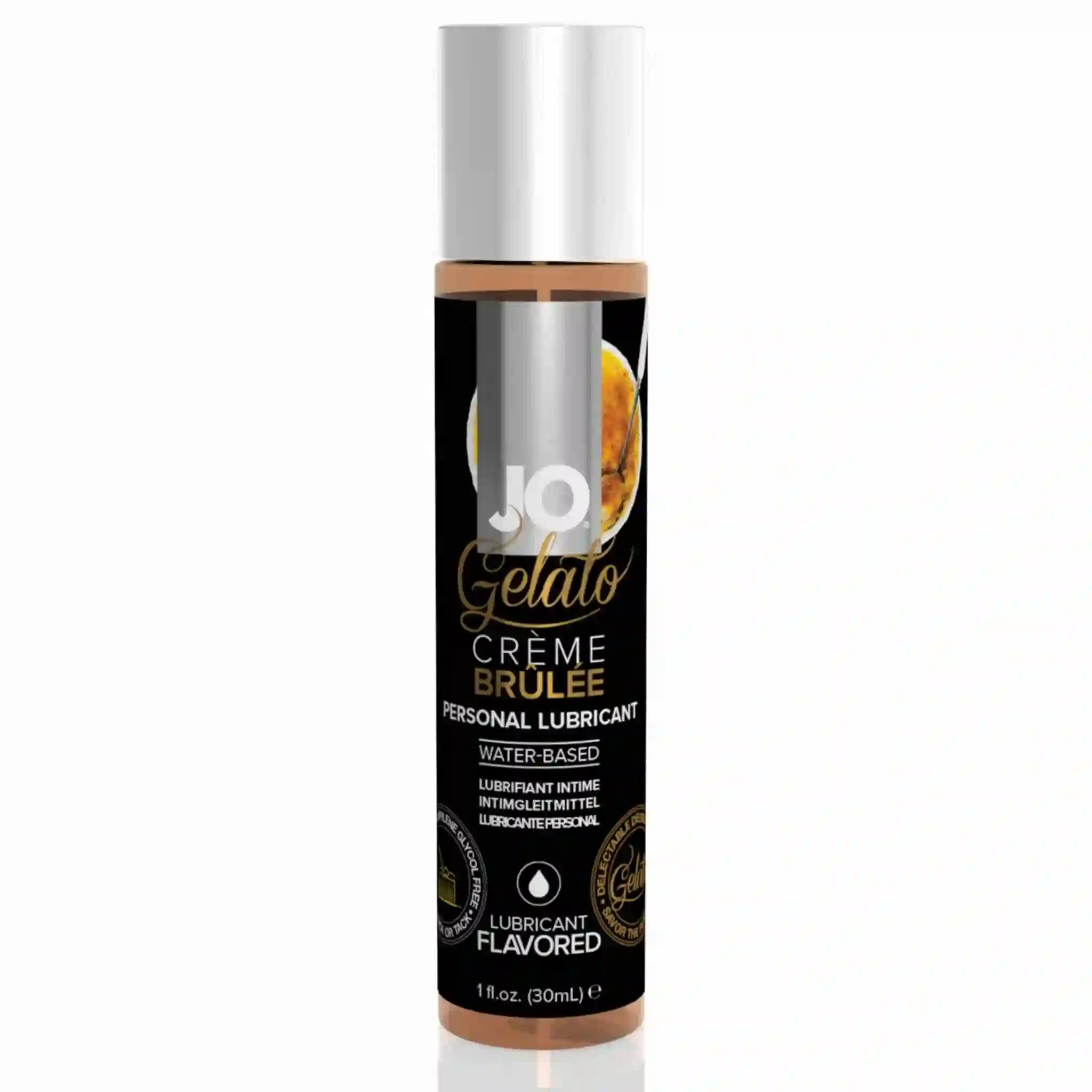 Lubricante Gelato Creme Brulee Lubricante Base Agua 30 ml. System JO