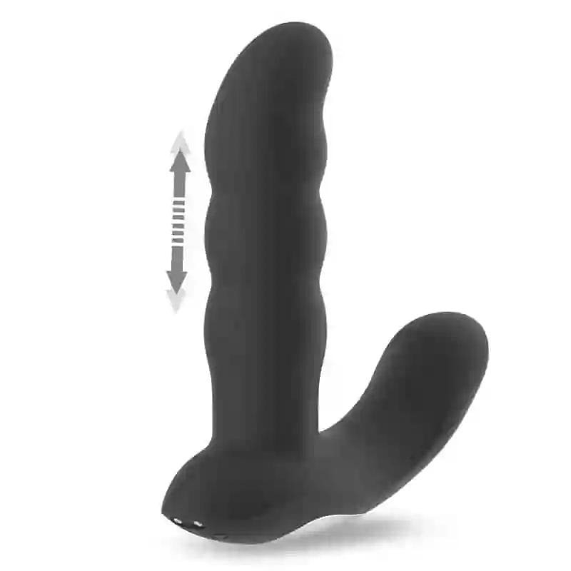 Masajeador Prostatico con Punto P con Thrusting Ampex.