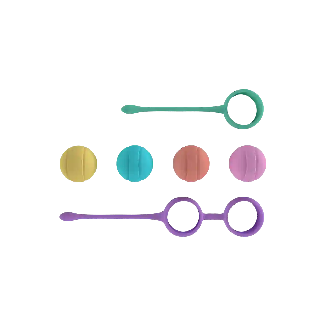 Set de 4 Bolas Chinas. Party Color Toys