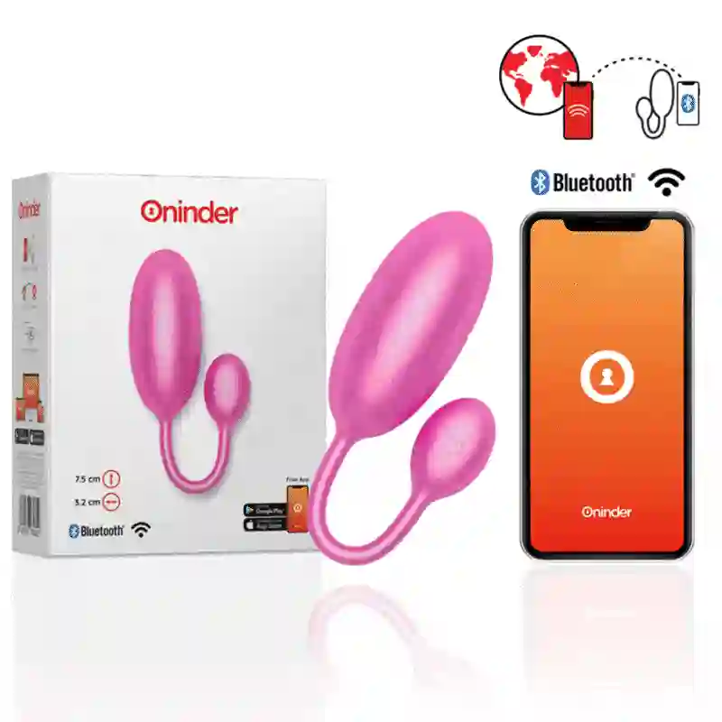 Huevo Vibrador Rosa 7.5 X 3.2 Cm Free App