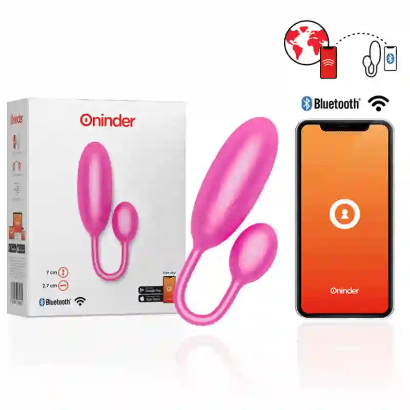 Huevo Vibrador Rosa 7 X 2.7 Cm Free App
