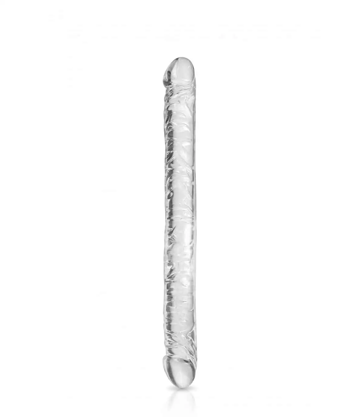 Dildo Doble Transparente 44 Cm