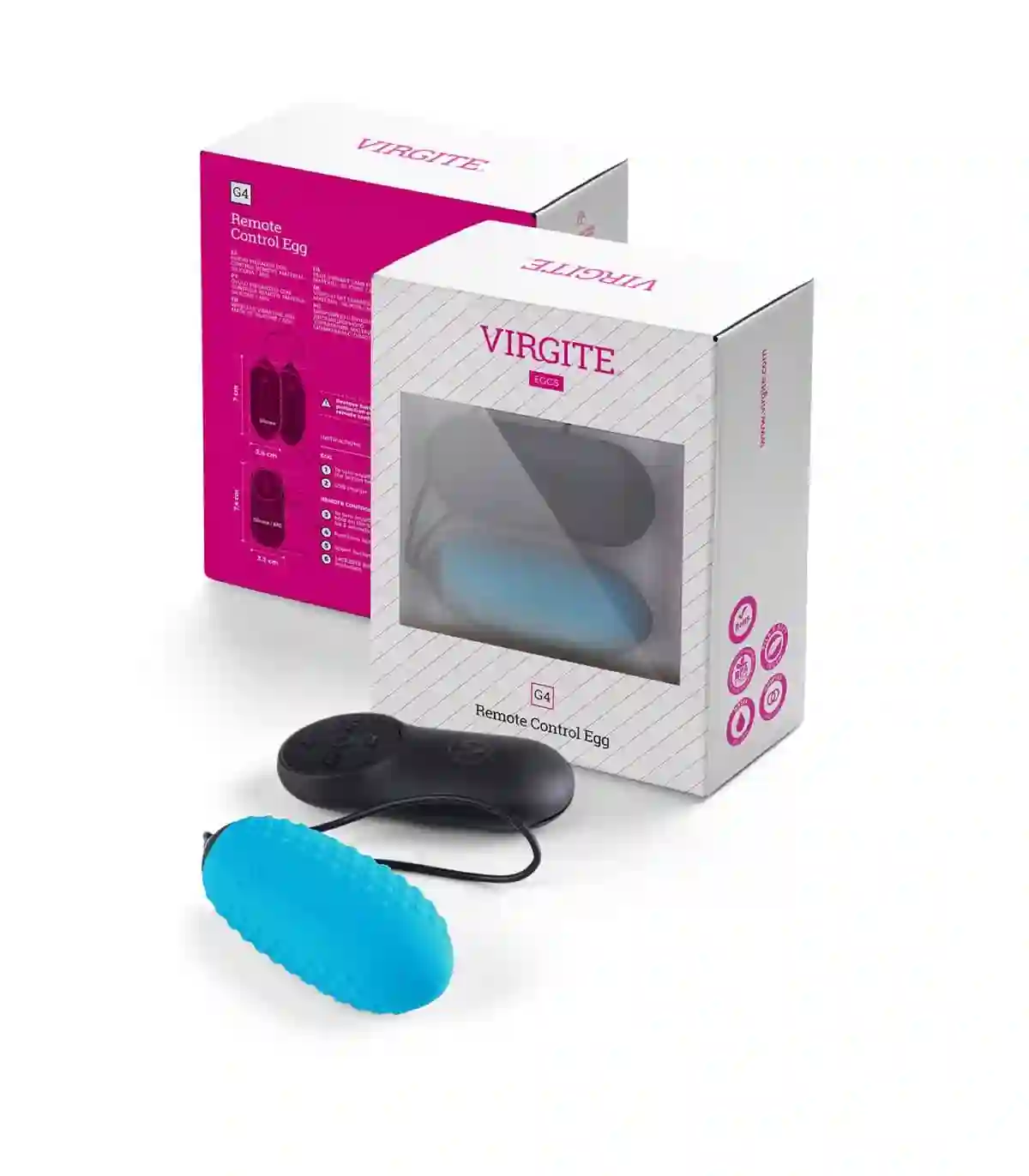 Huevo Vibrador G4 Recargable Azul