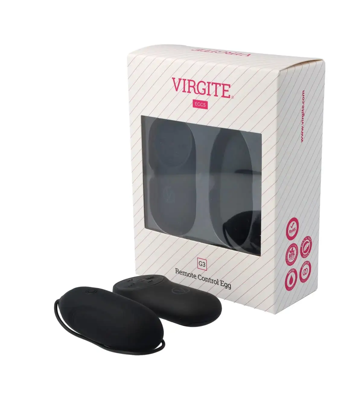 Huevo Vibrador G3 Recargable Azul Negro