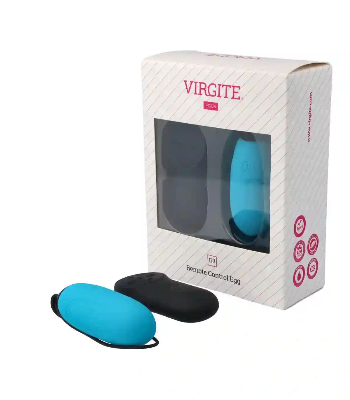 Huevo Vibrador G3 Recargable Azul