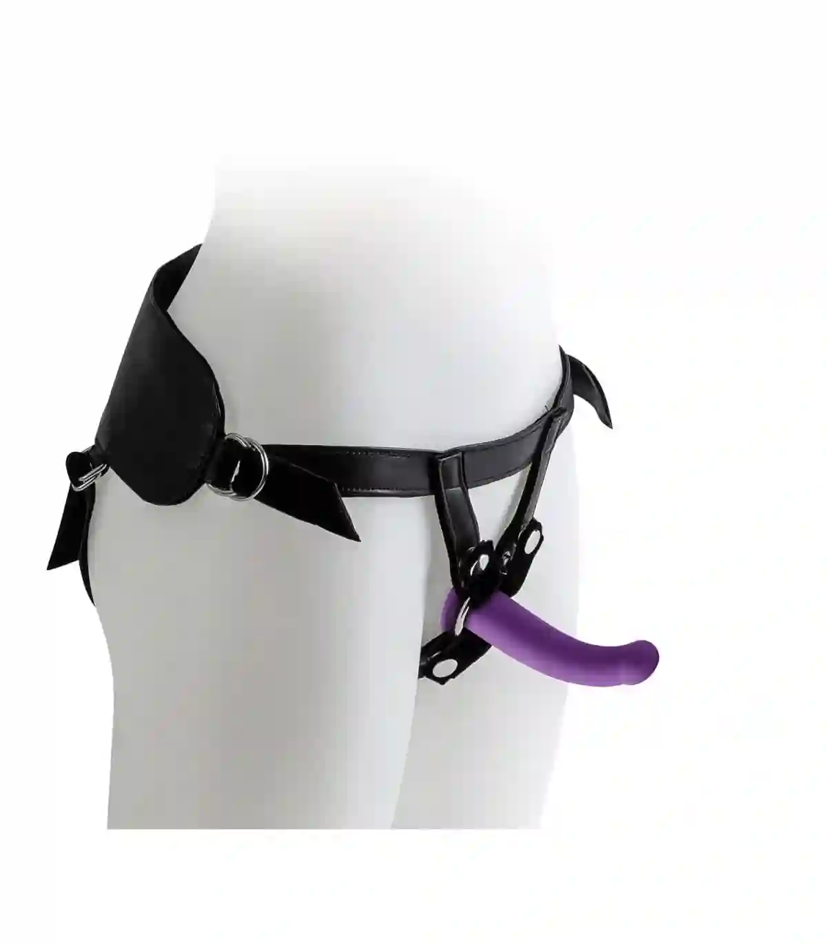 Arnés Con Dildo Morado Talla S
