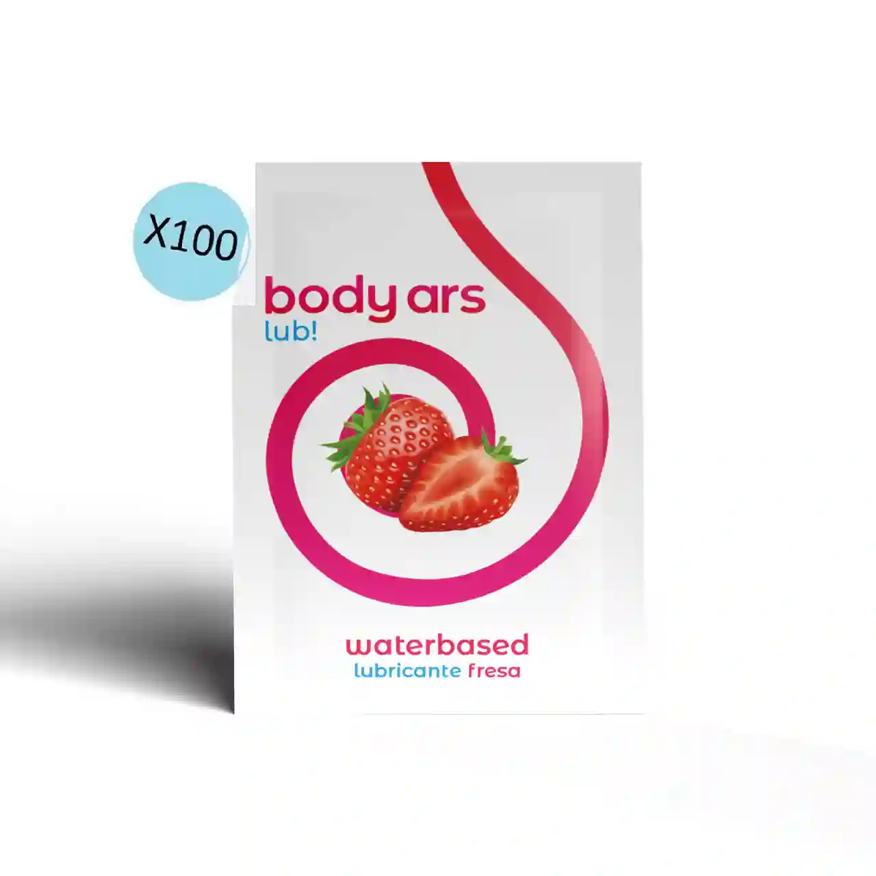 Lubricantes de Fresa 100 Sobres. Body Ars