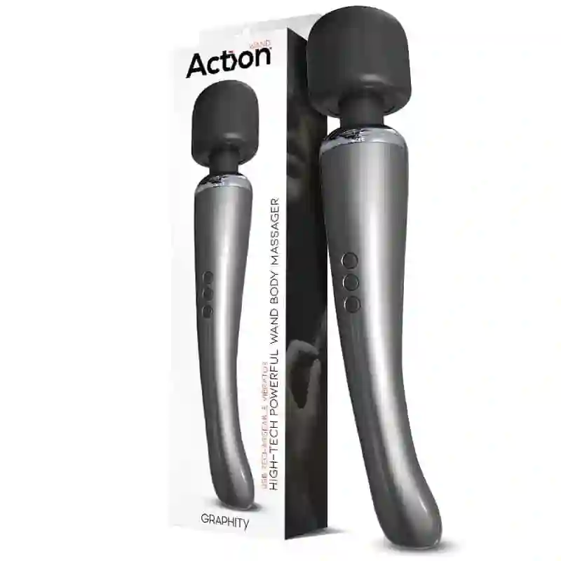 Masajeador Wand High-Tech Súper Potente Inalámbrico Silicona