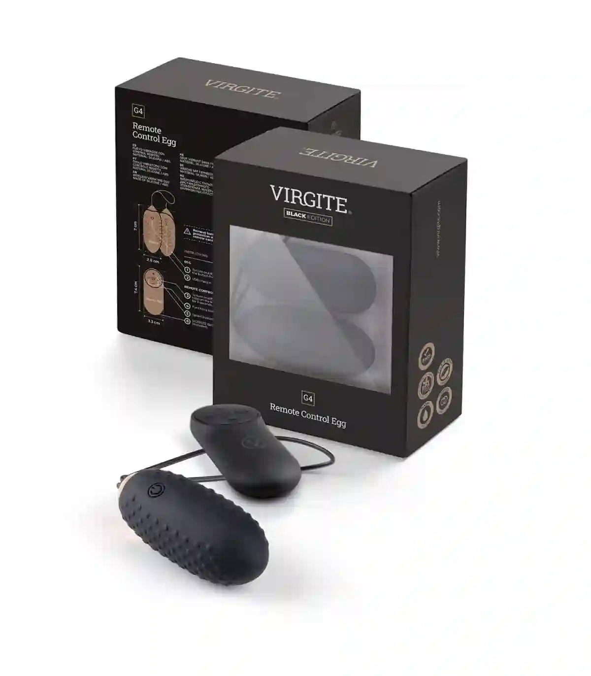 Huevo Vibrador G4 Recargable Black Edition