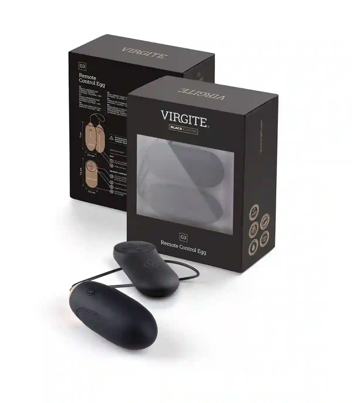 Huevo Vibrador G3 Recargable Black Edition