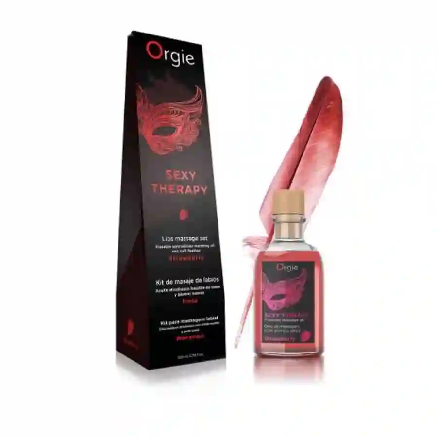 Kit De Masajes De Labios Fresa. Orgie