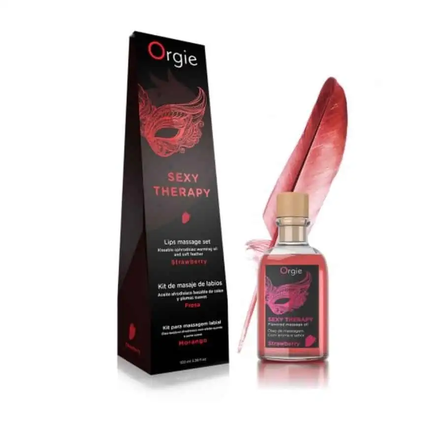 Kit De Masajes De Labios Fresa. Orgie