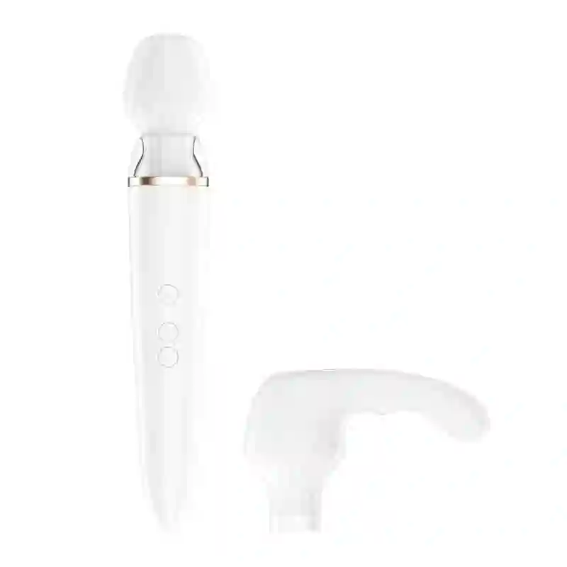 Masajeador Double Wand-Er Con App Blanco. Satisfyer