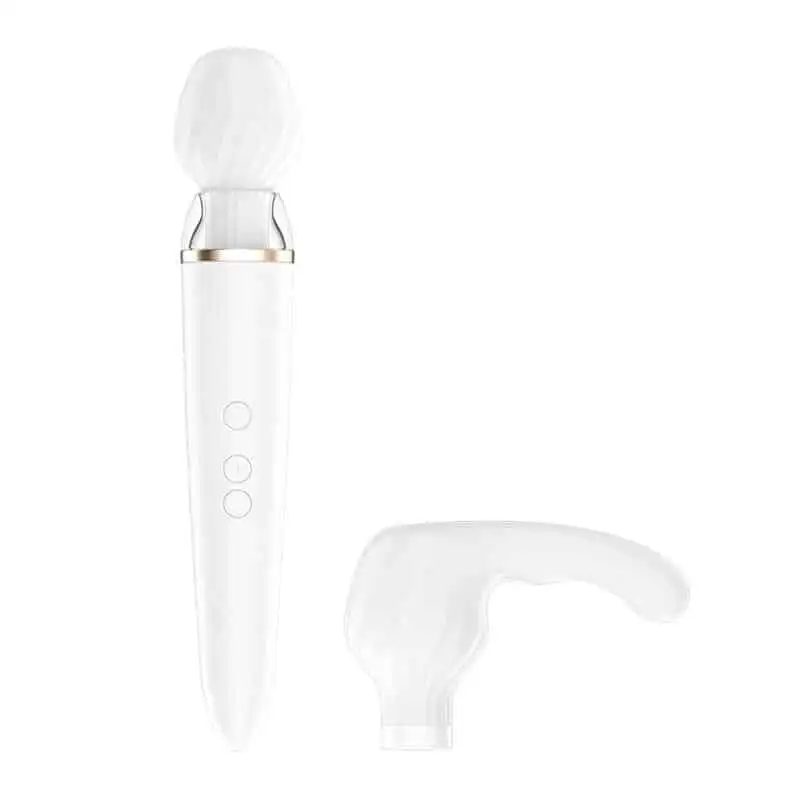 Masajeador Double Wand-Er Con App Blanco. Satisfyer