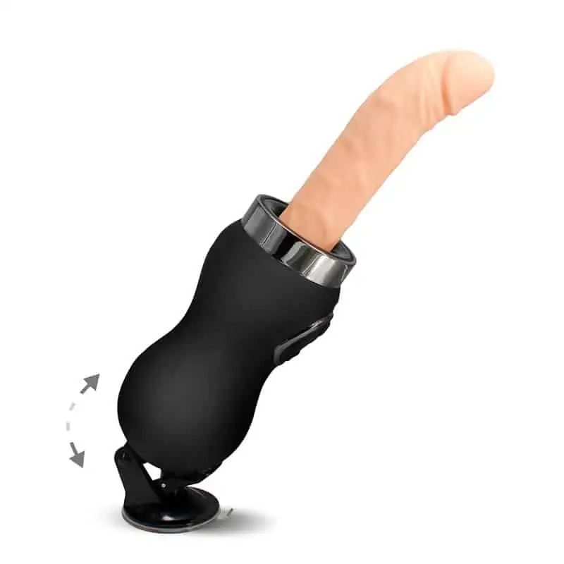 Sex Machine Vibración, Empuje y Calor Control Remoto USB