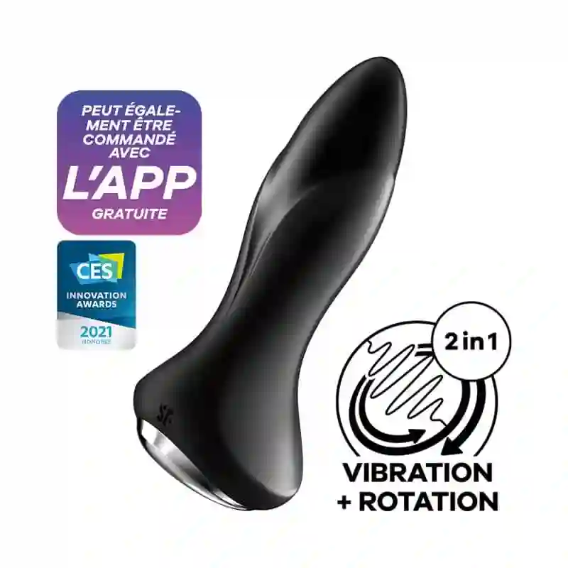 Satisfyer Rotator Plug 1+. Estimulador anal con APP