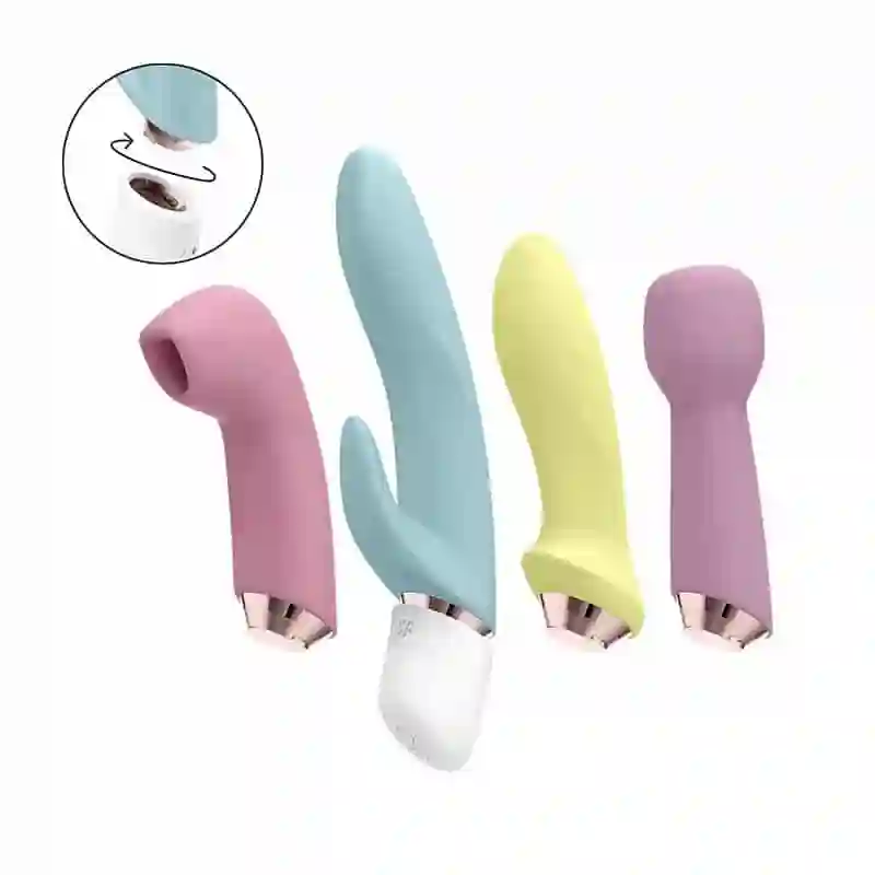 Satisfyer Marvelous Four. Conjunto de vibradores Intercambiables.