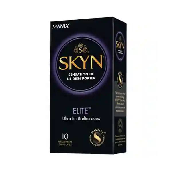 Preservativo Elite Ultra fino sin Látex 10 Unidades. Manix