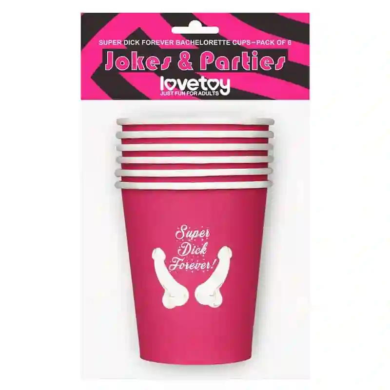 Vasos De Cartón Pack De 6. Lovetoy