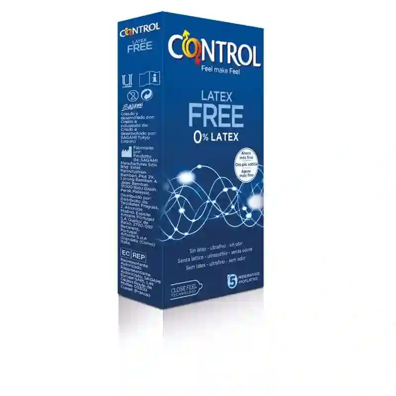 Preservativos Control Sin Látex 5 Unidades