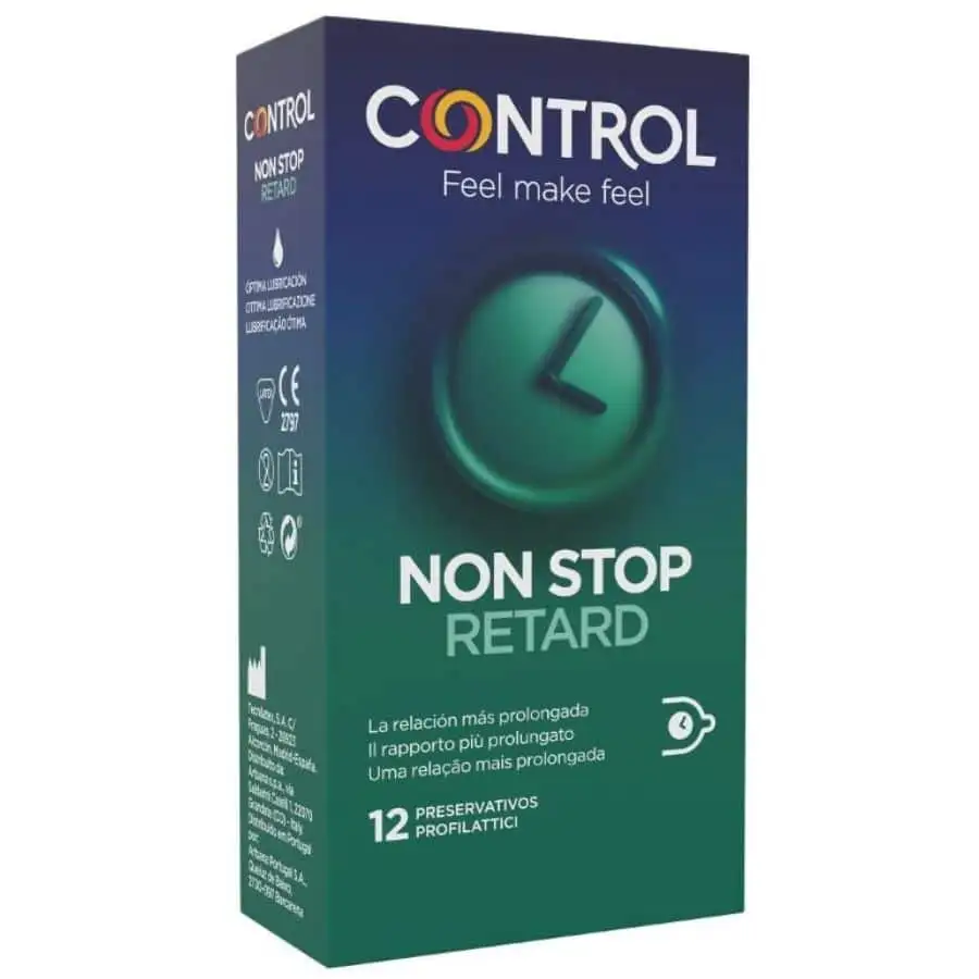 Preservativos Control Retardante Non Stop 12 Unidades
