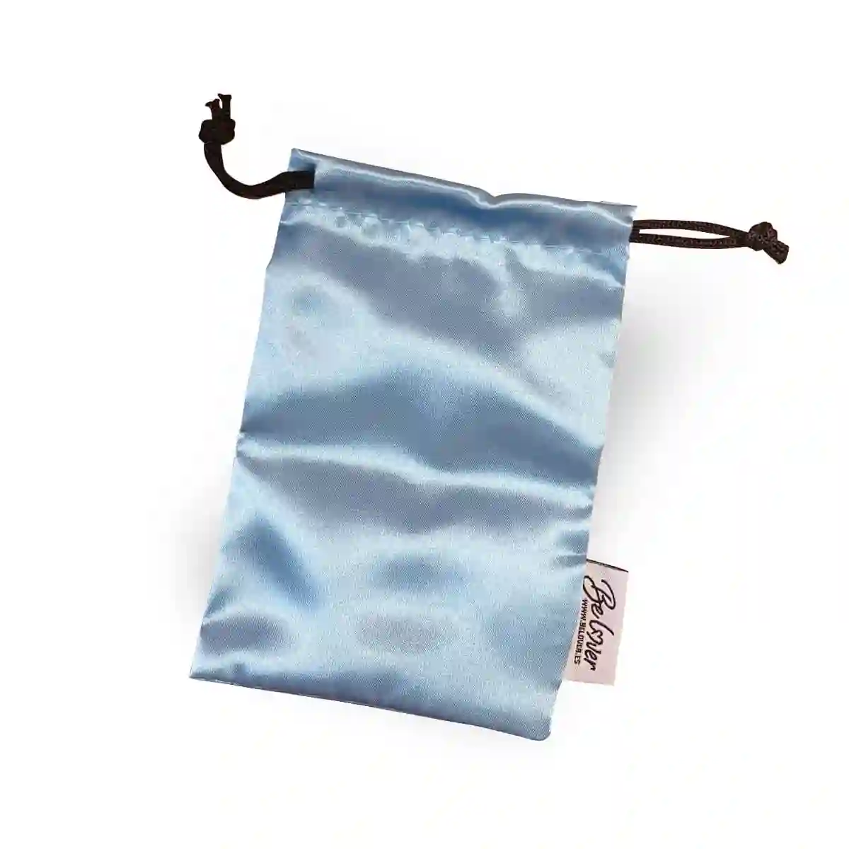 Bolsa De Satén Belover Para Guardar Juguetes Eróticos Pequeña Azul