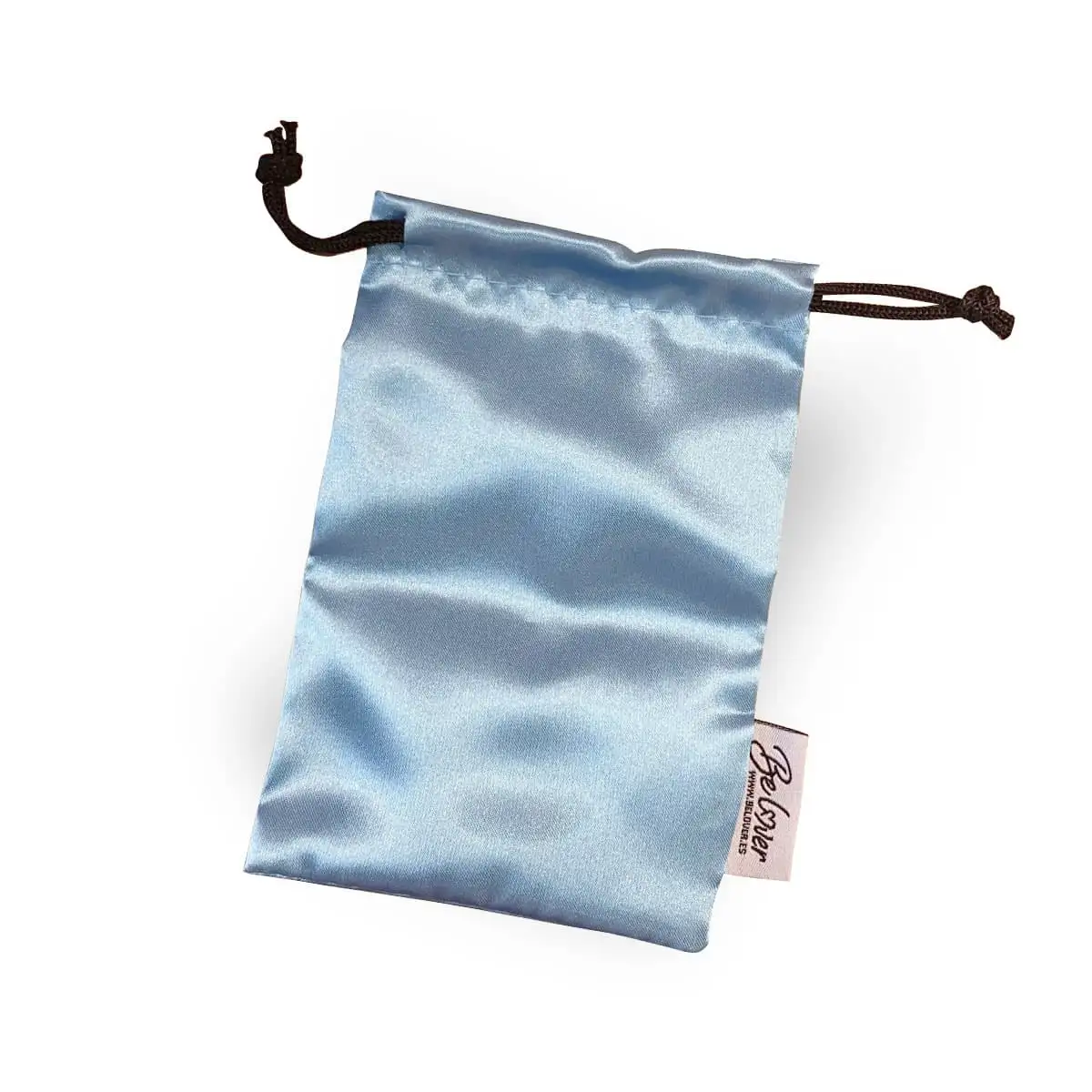Bolsa De Satén Belover Para Guardar Juguetes Eróticos Pequeña Azul