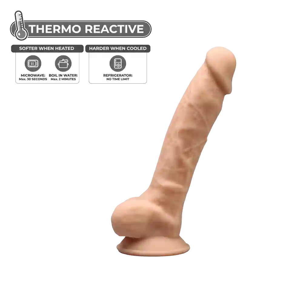 Dildo Silicona Doble densidad 7″ SILEXD – Termorreactivo