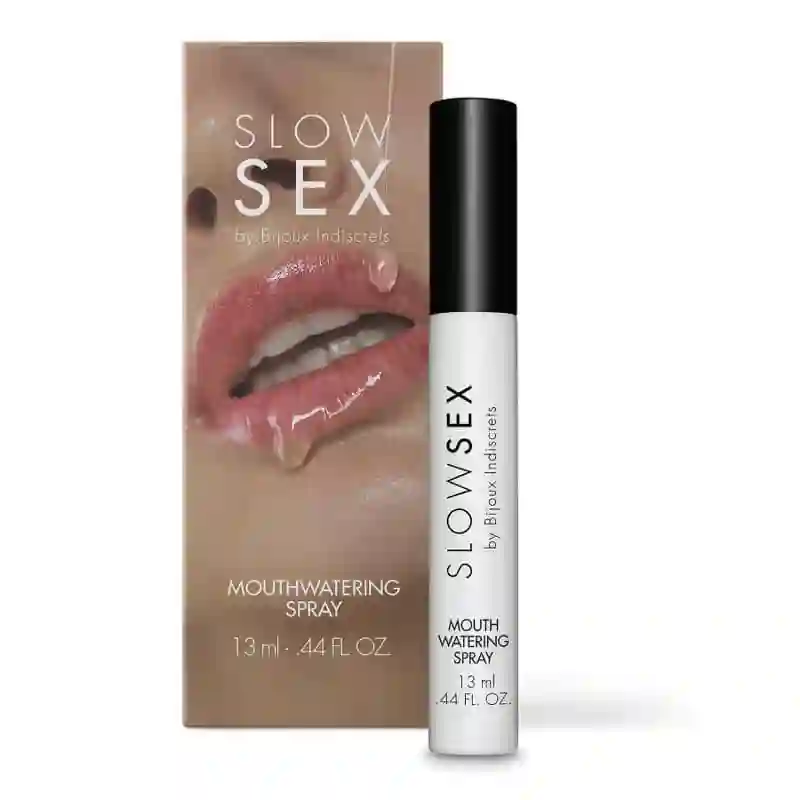 Bijoux Indiscrets Slow Sex Mouthwatering Spray · Spray para salivar