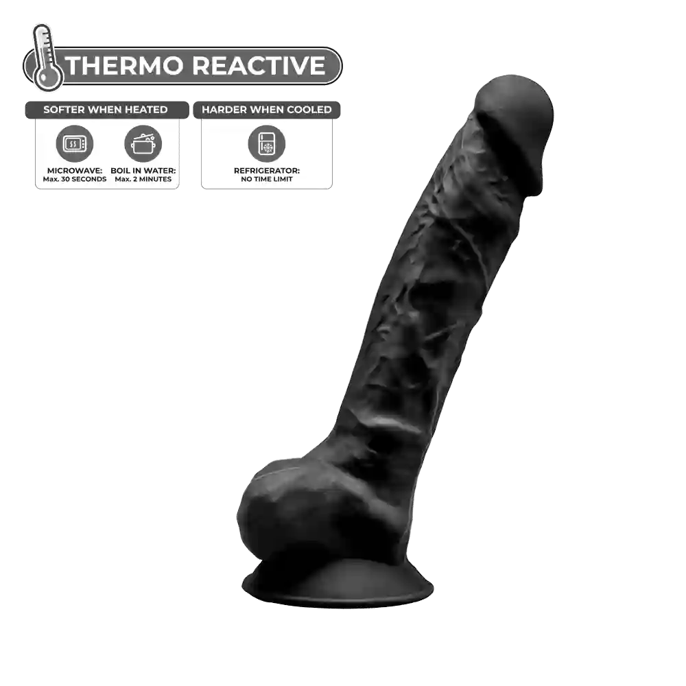 Dildo Silicona Doble Densidad 8″ SILEXD – Termorreactivo